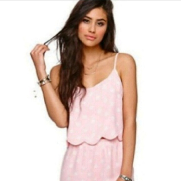 New Pacsun LA Hearts Pink and White Polka Dot Cami - Picture 6 of 6